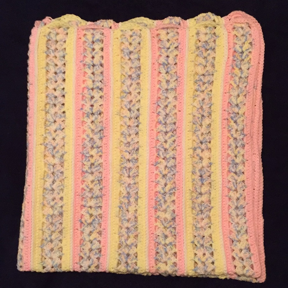 Hand Knit Baby Blanket